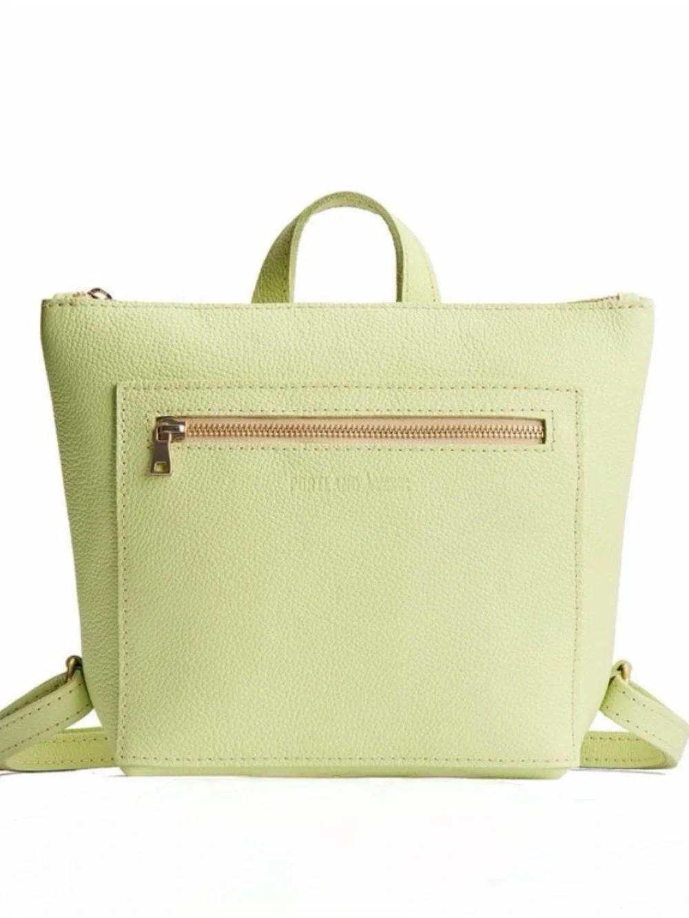 Cute Portland Leather Lime Green large backpack!!!!